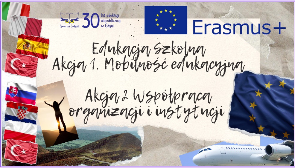 Innowacyjne projekty Erasmus plus w Społecznej Jedynce
