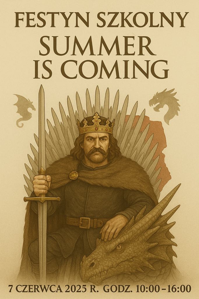 Festyn Szkolny – „Summer is coming”, 7 czerwca, godz. 10:00-16.00