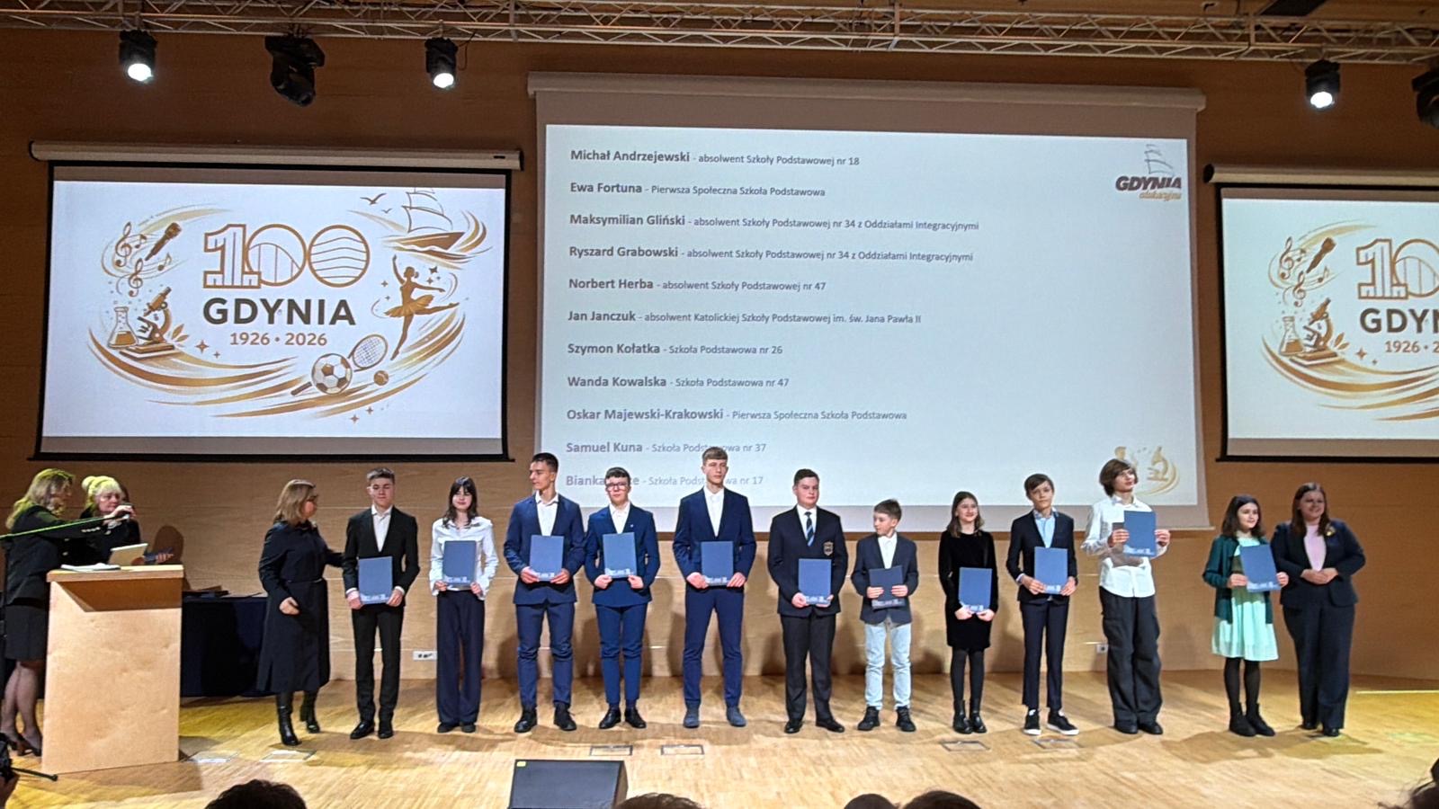 Gala wręczenia Stypendiów Miasta Gdyni